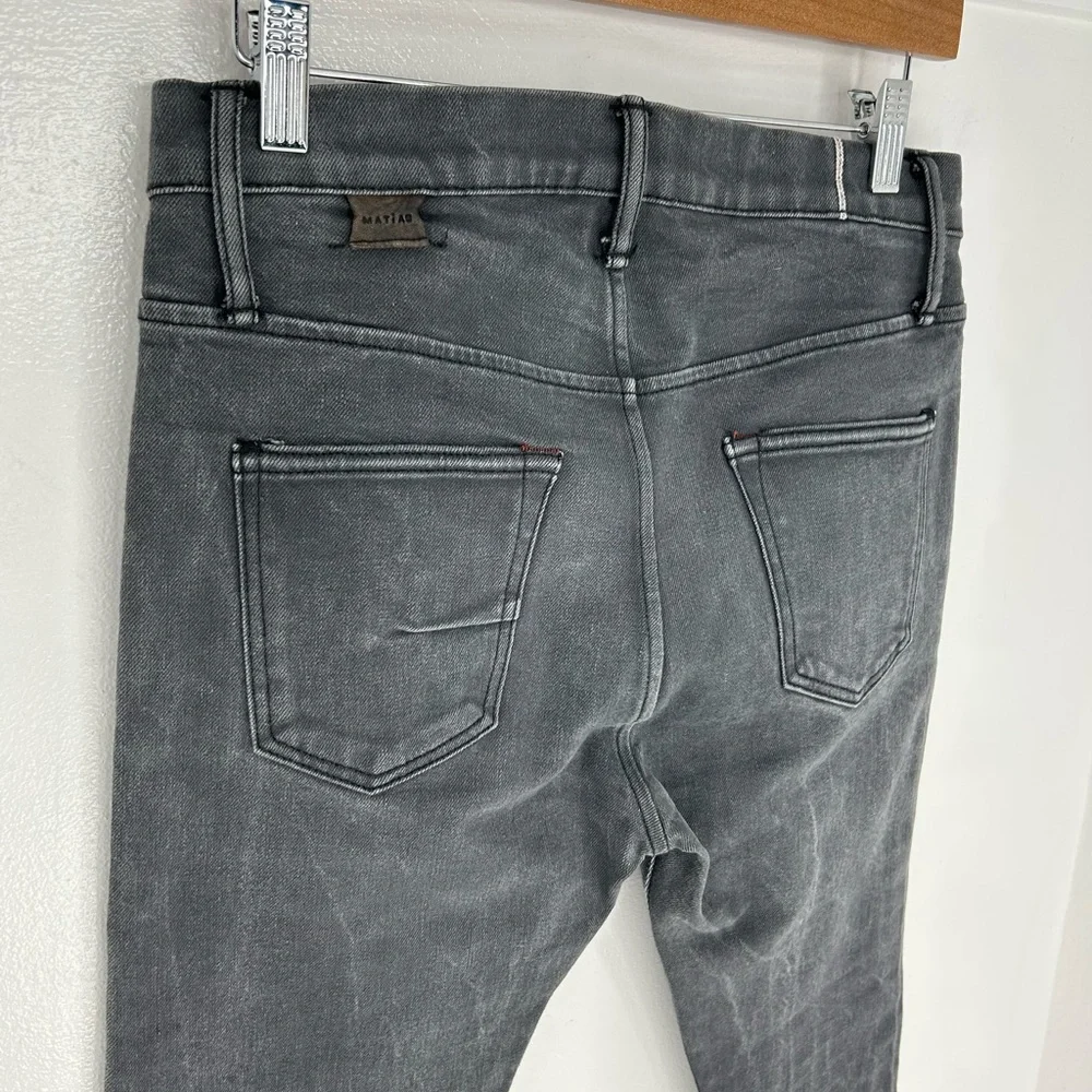 Matias Sol Jeans Gray Faded Denim Size 30x26.5 Selvedge Made‎ In USA Pants